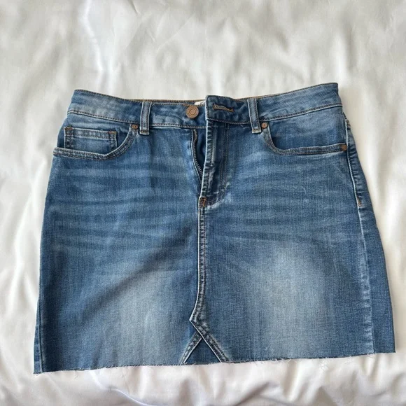 Indigo Rein Classic Blue Mini Skirt - Picture 1 of 3